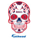 Sheet of 5 -Los Angeles Angels: Skull Minis - Officially Licensed MLB Removable Adhesive Decal