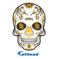 San Diego Padres - 5 Sugar Skull Logo Minis (Mixed Sizes) - Official MLB - Reusable Vinyl Decals