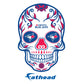Sheet of 5 -Toronto Blue Jays: Skull Minis - Officially Licensed MLB Removable Adhesive Decal