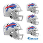 Buffalo Bills: Helmet Minis - Officially Licensed NFL Removable Adhesive Decal