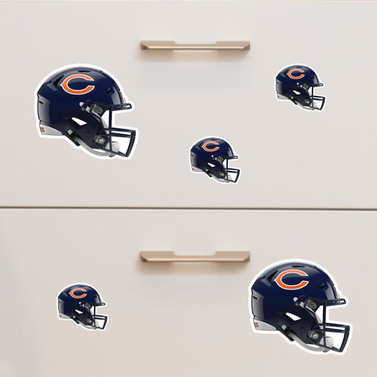 Chicago Bears: Helmet Minis - Officially Licensed NFL Removable Adhesive Decal