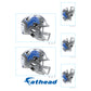 Detroit Lions: Helmet Minis - Officially Licensed NFL Removable Adhesive Decal