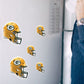 Green Bay Packers: Helmet Minis - Officially Licensed NFL Removable Adhesive Decal