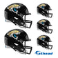 Jacksonville Jaguars: Helmet Minis - Officially Licensed NFL Removable Adhesive Decal