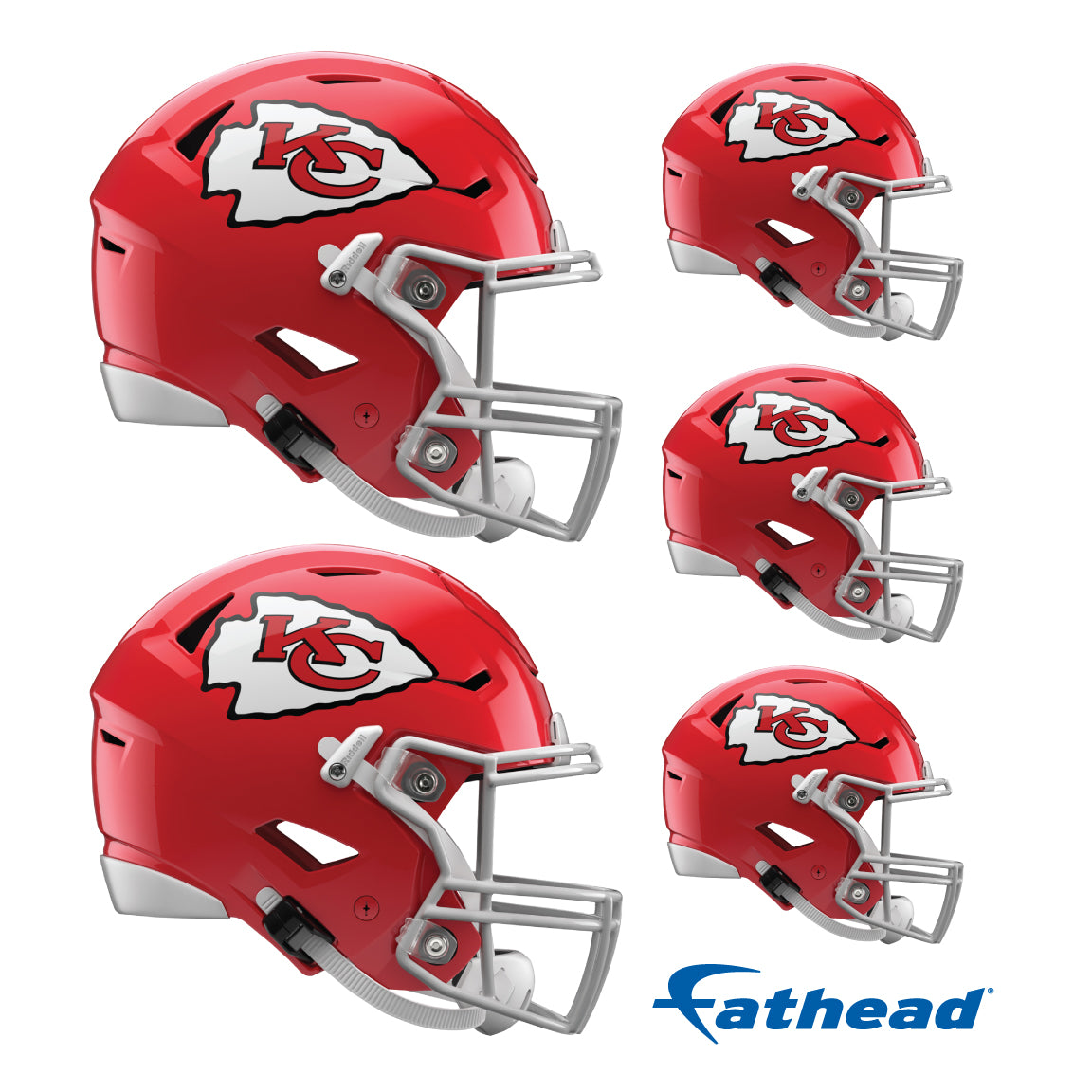 Kansas City Chiefs: Helmet Minis - Officially Licensed NFL Removable Adhesive Decal