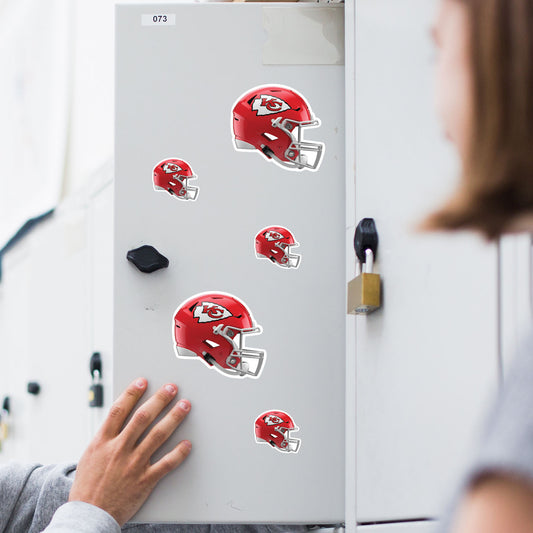 Kansas City Chiefs: Helmet Minis - Officially Licensed NFL Removable Adhesive Decal