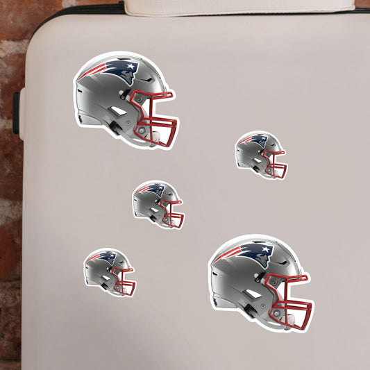 New England Patriots: Helmet Minis - Officially Licensed NFL Removable Adhesive Decal