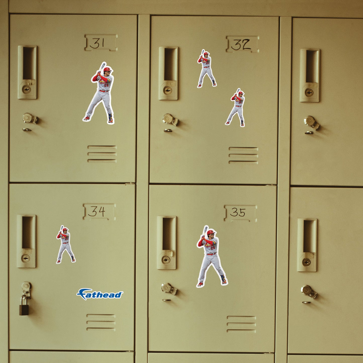 St. Louis Cardinals: Nolan Arenado Player Minis - Officially Licensed MLB Removable Adhesive Decal