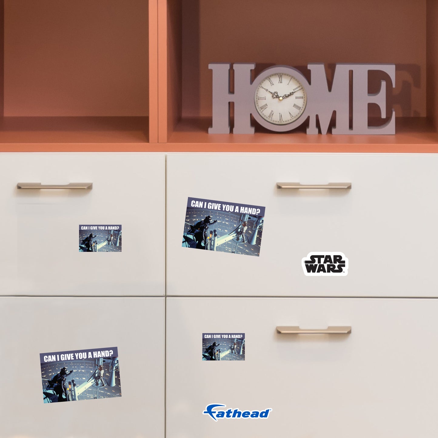 Give a Hand meme Minis        - Officially Licensed Star Wars Removable     Adhesive Decal