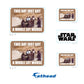 This Day Just Got A Whole Lot Worse meme Minis        - Officially Licensed Star Wars Removable     Adhesive Decal