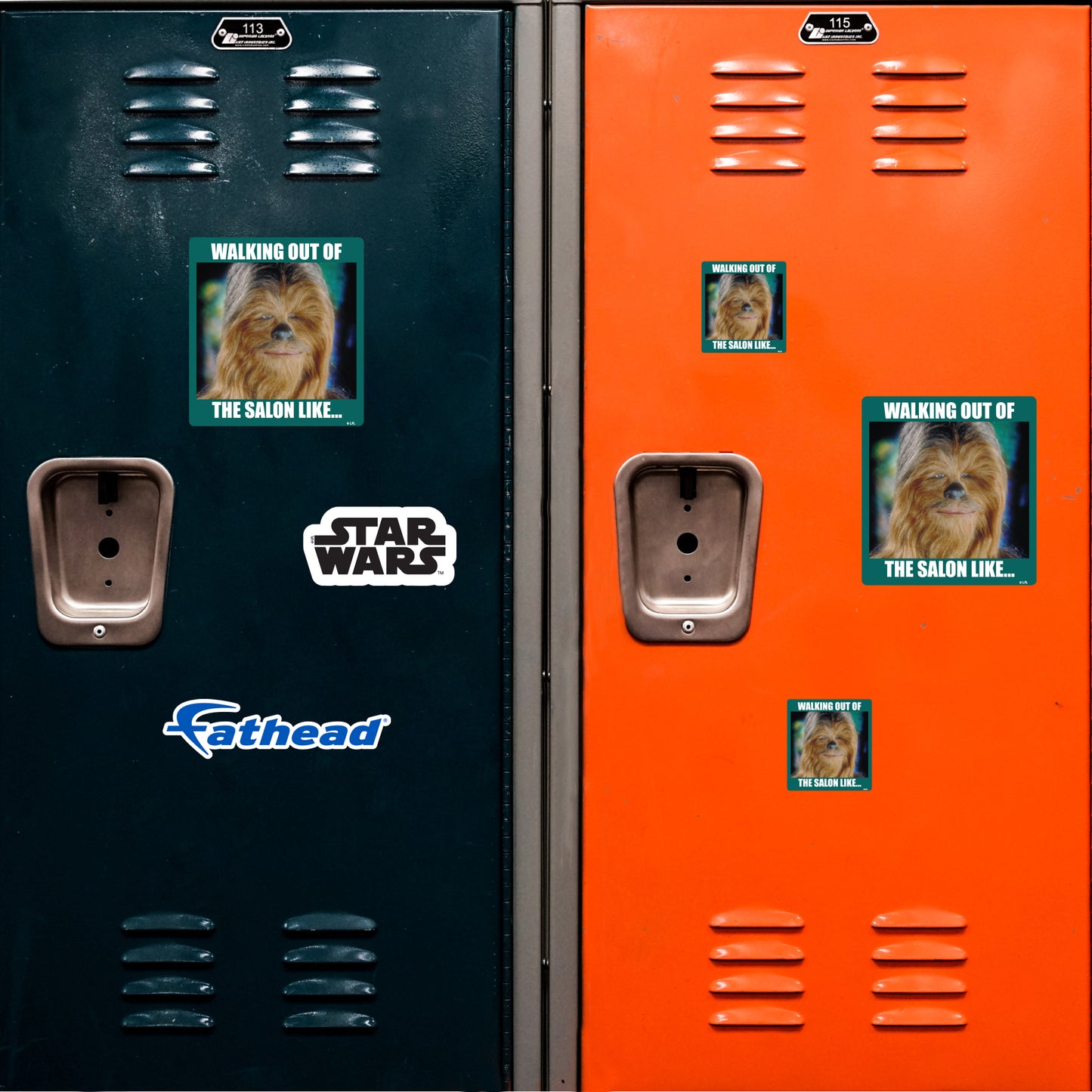 Walking Out Of The Salon meme Minis        - Officially Licensed Star Wars Removable     Adhesive Decal