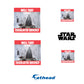 Well That Escalated Quickly meme Minis        - Officially Licensed Star Wars Removable     Adhesive Decal
