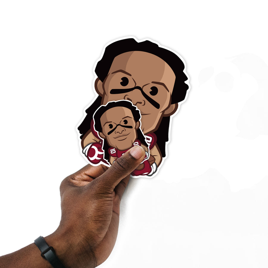 DeAndre Hopkins - 5 Emoji Minis (Mixed Sizes) - Official NFLPA - DeAndre Hopkins - Reusable Vinyl Decals