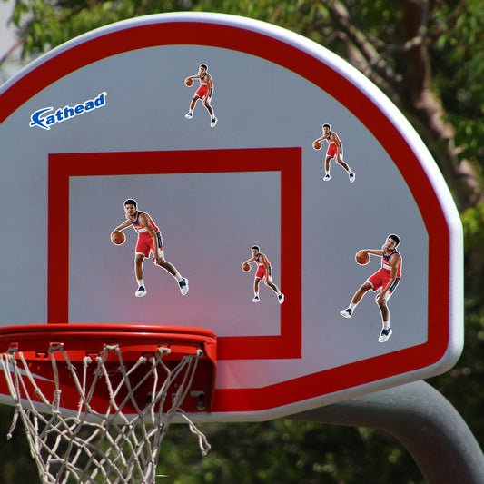 Washington WIzards: Johnny Davis Minis - Officially Licensed NBA Removable Adhesive Decal