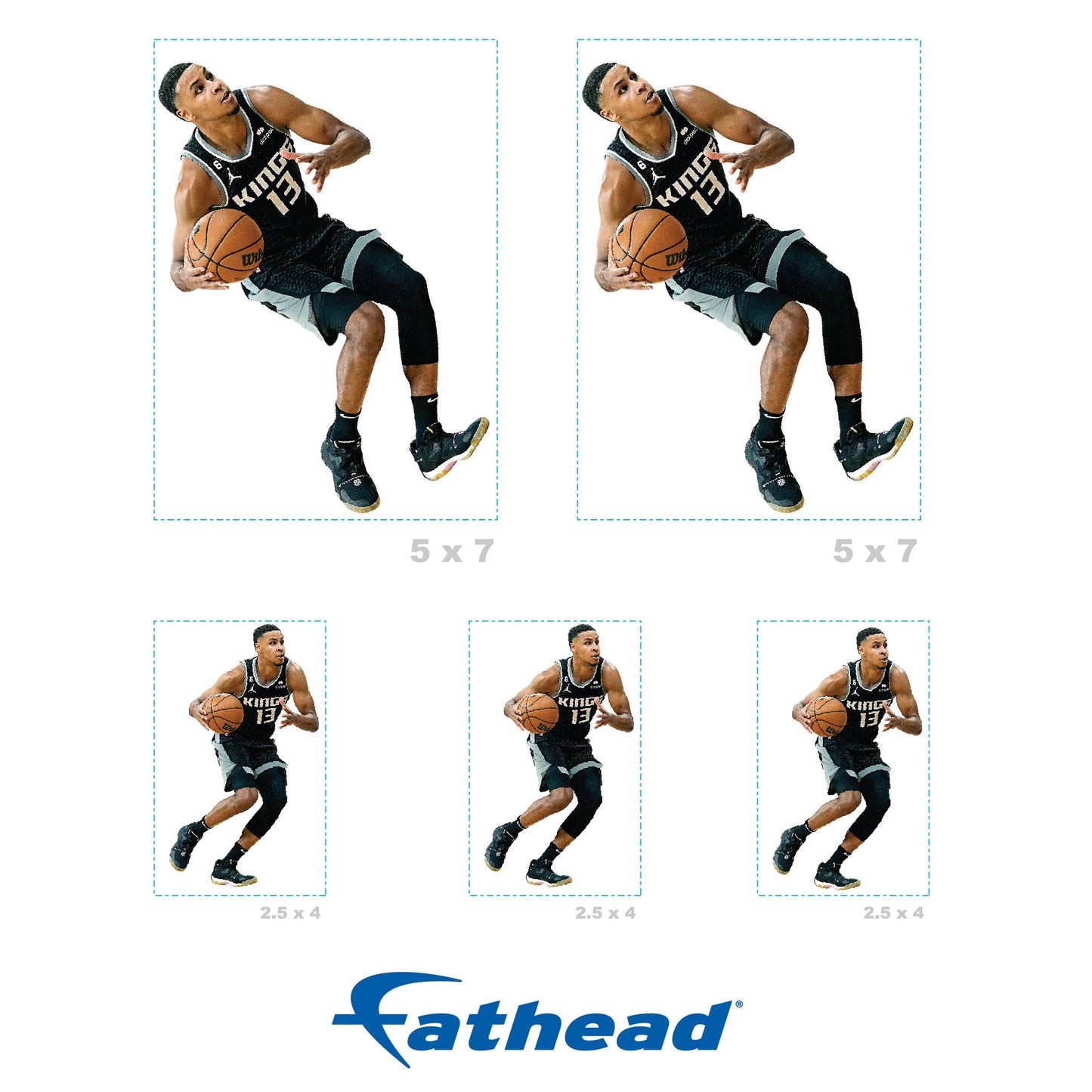 Sacramento Kings: Keegan Murray Minis - Officially Licensed NBA Removable Adhesive Decal