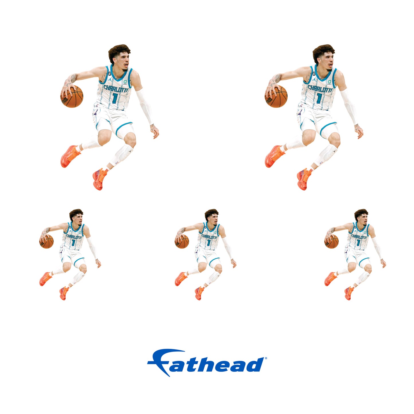 Charlotte Hornets: LaMelo Ball Minis - Officially Licensed NBA Removable Adhesive Decal