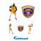 Los Angeles Lakers: LeBron James All-Time Scoring Leader Shot Minis - Officially Licensed NBA Removable Adhesive Decal