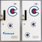 Chicago Cubs:   "C" City Connect Logo Minis        - Officially Licensed MLB Removable     Adhesive Decal