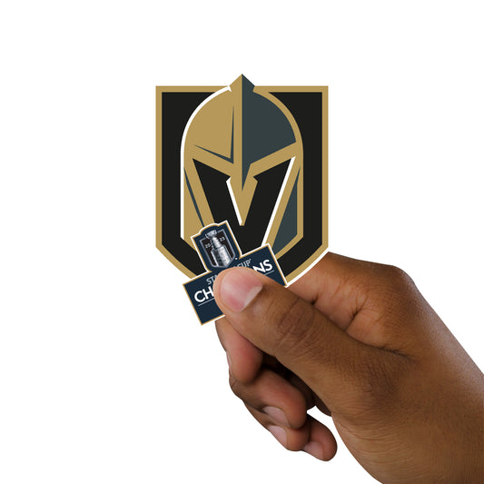 Vegas Golden Knights: 2023 Stanley Cup Champions Logo Minis - Officially Licensed NHL Removable Adhesive Decal