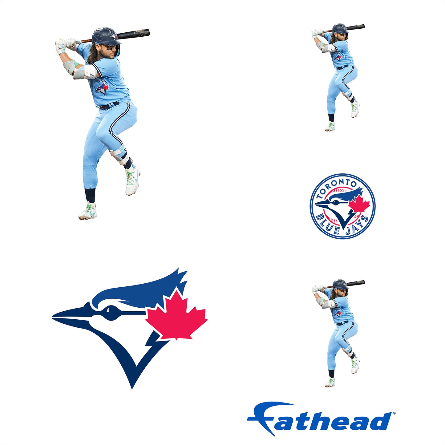 Toronto Blue Jays: Bo Bichette 2023 Minis        - Officially Licensed MLB Removable     Adhesive Decal
