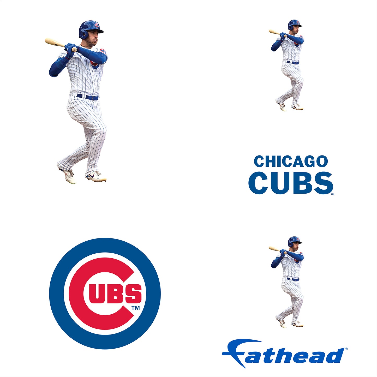 Chicago Cubs: Cody Bellinger 2023 Minis        - Officially Licensed MLB Removable     Adhesive Decal