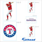 Texas Rangers: Josh Jung 2023 Minis        - Officially Licensed MLB Removable     Adhesive Decal