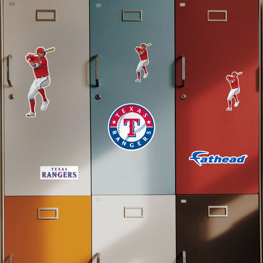 Texas Rangers: Josh Jung 2023 Minis        - Officially Licensed MLB Removable     Adhesive Decal