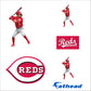 Cincinnati Reds: Matt McLain 2023 Minis        - Officially Licensed MLB Removable     Adhesive Decal