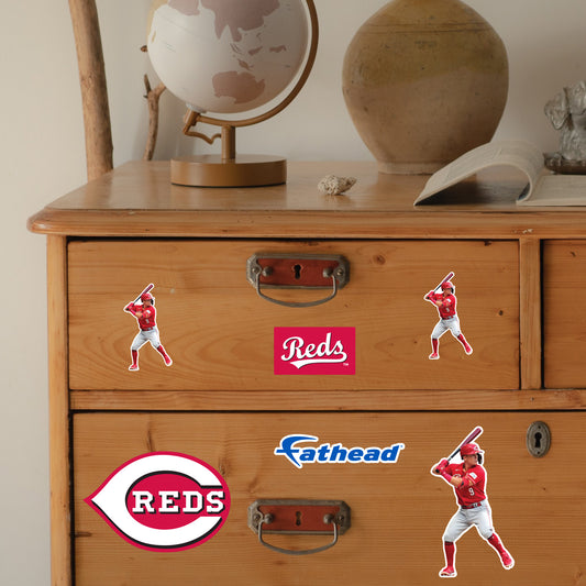 Cincinnati Reds: Matt McLain 2023 Minis        - Officially Licensed MLB Removable     Adhesive Decal