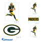 Green Bay Packers: Christian Watson 2023 Minis        - Officially Licensed NFL Removable     Adhesive Decal