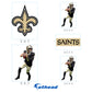 New Orleans Saints: Derek Carr Minis        - Officially Licensed NFL Removable     Adhesive Decal