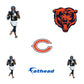 Chicago Bears: DJ Moore Minis        - Officially Licensed NFL Removable     Adhesive Decal