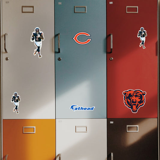 Chicago Bears: DJ Moore Minis        - Officially Licensed NFL Removable     Adhesive Decal