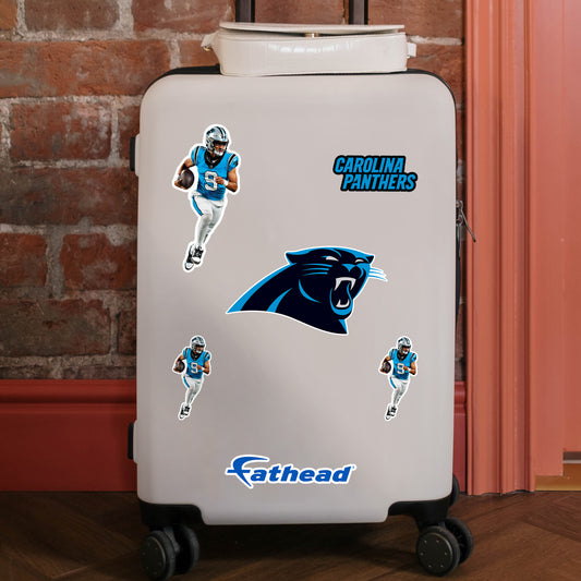Carolina Panthers: Bryce Young Minis        - Officially Licensed NFL Removable     Adhesive Decal