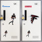 Atlanta Falcons: Bijan Robinson Minis        - Officially Licensed NFL Removable     Adhesive Decal