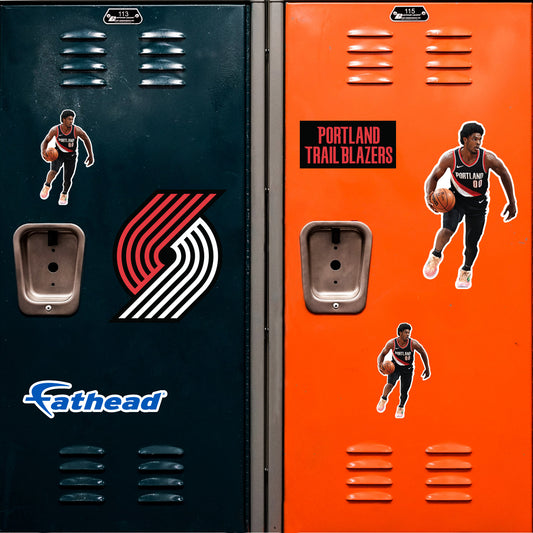 Portland Trail Blazers: Scoot Henderson Minis        - Officially Licensed NBA Removable     Adhesive Decal