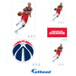 Washington Wizards: Kyle Kuzma Minis        - Officially Licensed NBA Removable     Adhesive Decal