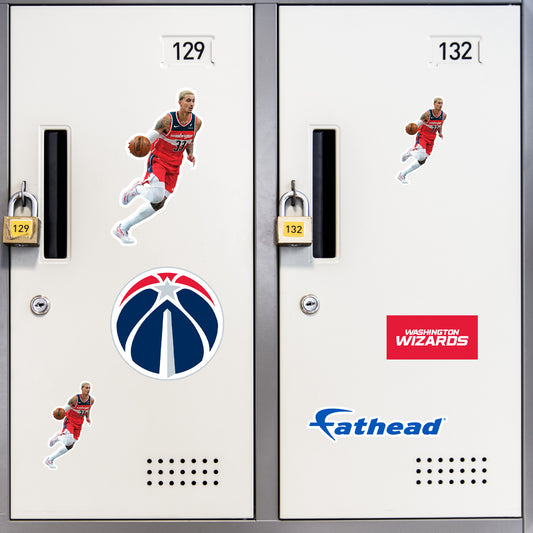 Washington Wizards: Kyle Kuzma Minis        - Officially Licensed NBA Removable     Adhesive Decal