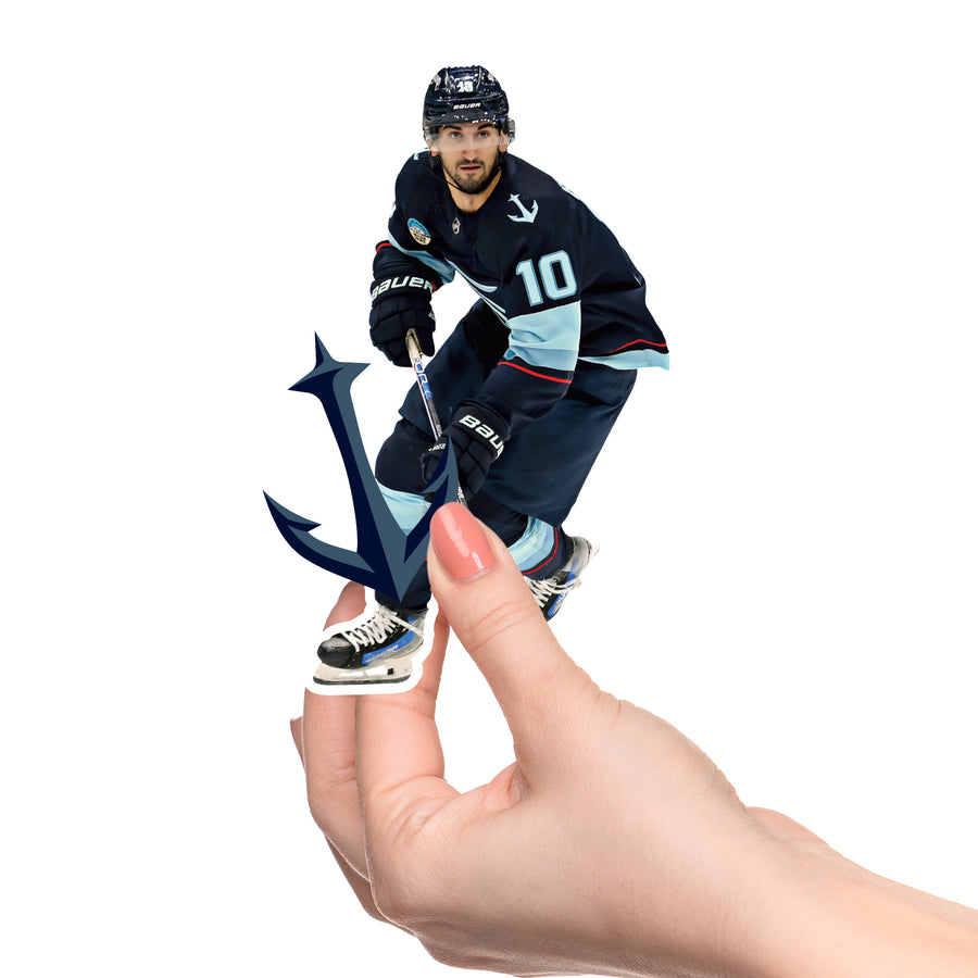 Matty Beniers - 5 Minis (Mixed Sizes) - Official NHL - Seattle Kraken - Reusable Vinyl Decals