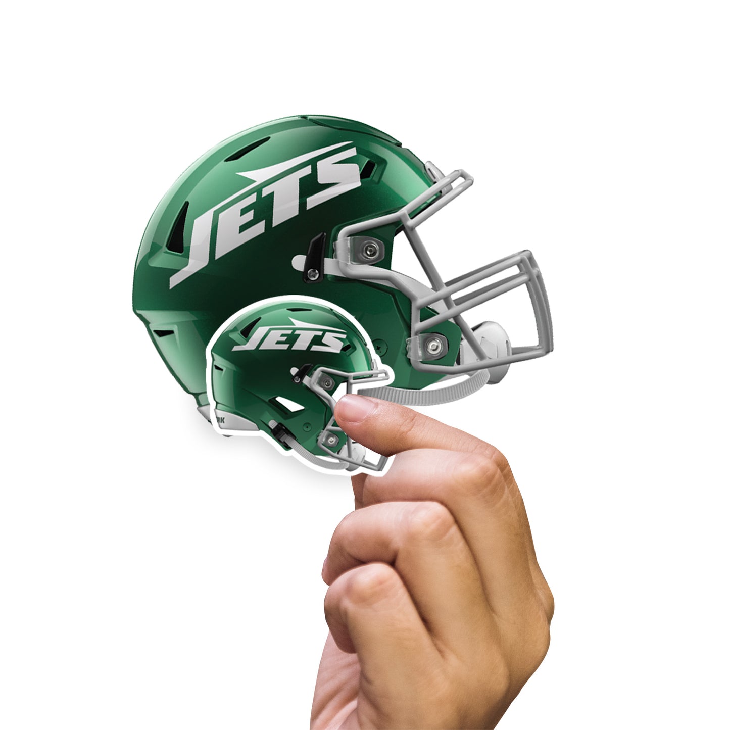 New York Jets:  Helmet Minis        - Officially Licensed NFL Removable     Adhesive Decal