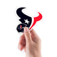 Houston Texans - 5 Logo Minis (Mixed Sizes) - Official NFL - Reusable Vinyl Decals #3