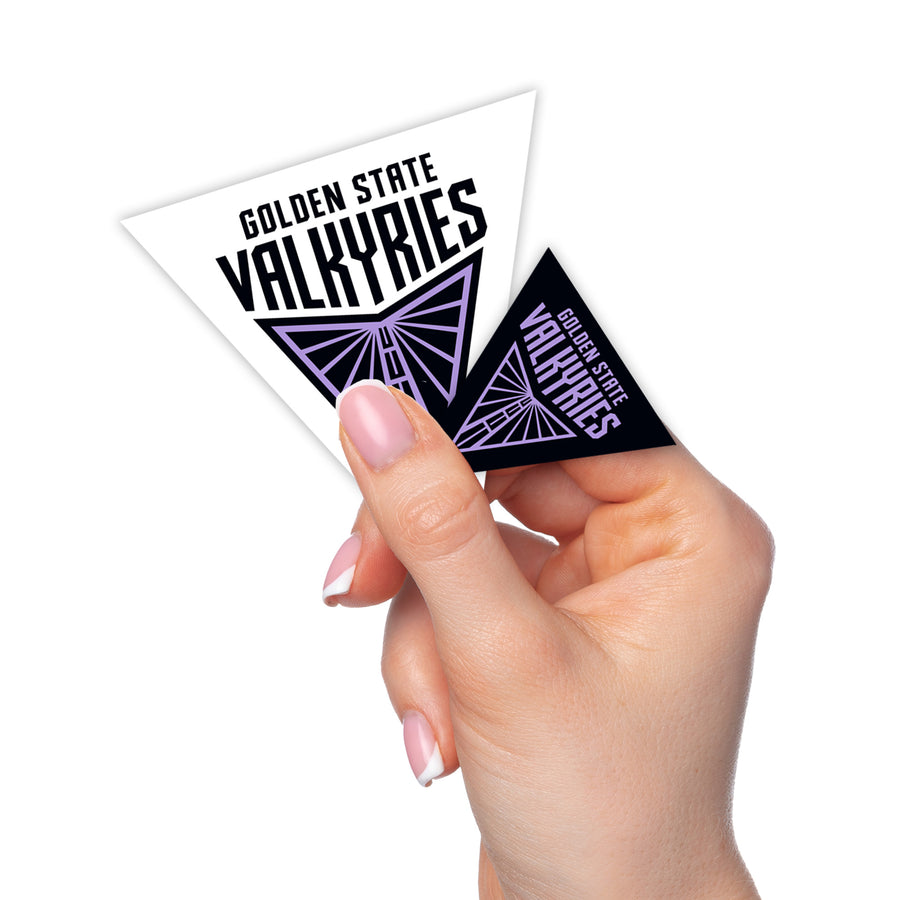 Golden State Valkyries - 5 Logo Minis (Mixed Sizes) - Official WNBA - Reusable Vinyl Decals