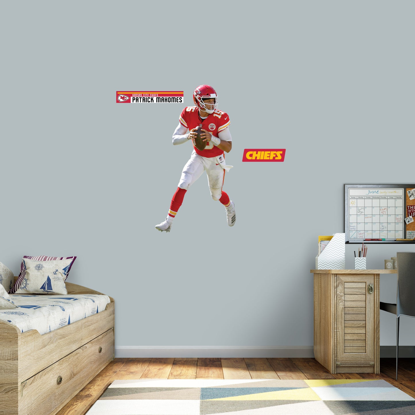 Patrick Mahomes II - Officially Licensed NFL Removable Wall Decal