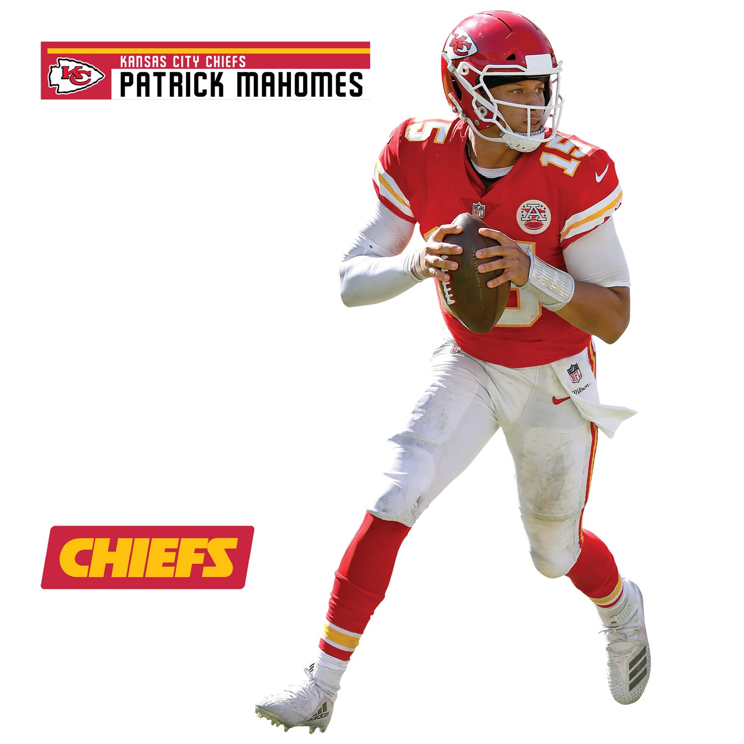 Patrick Mahomes II - Officially Licensed NFL Removable Wall Decal