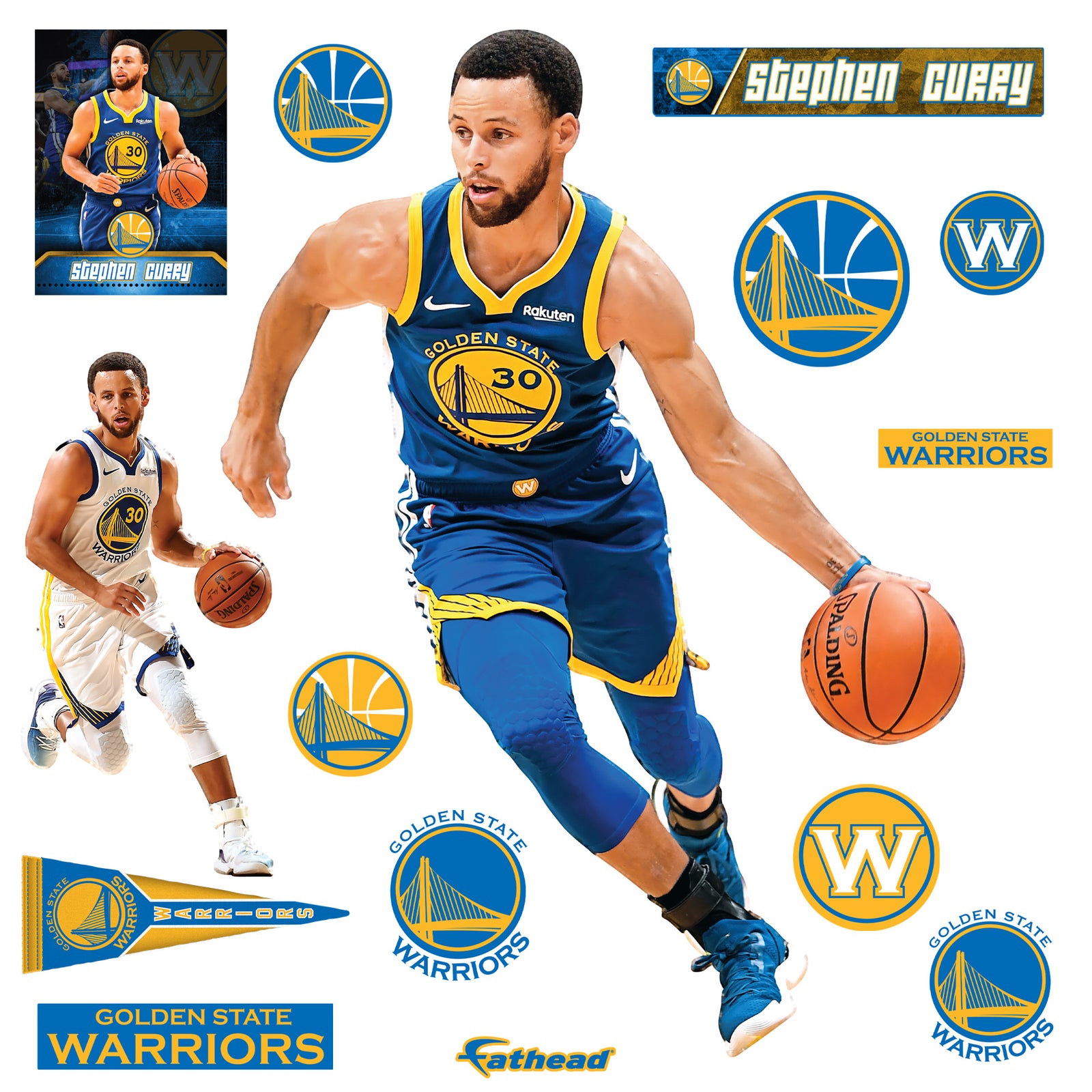 Stephen Curry - Bay's Long-Range Legend - Official NBA - Reusable
