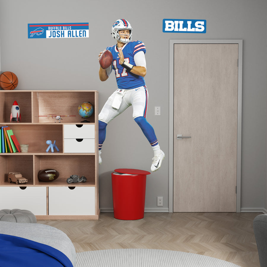 Josh Allen - RealBig Collection - Official NFL - Buffalo Bills - Reusable Vinyl Wall Decals #1