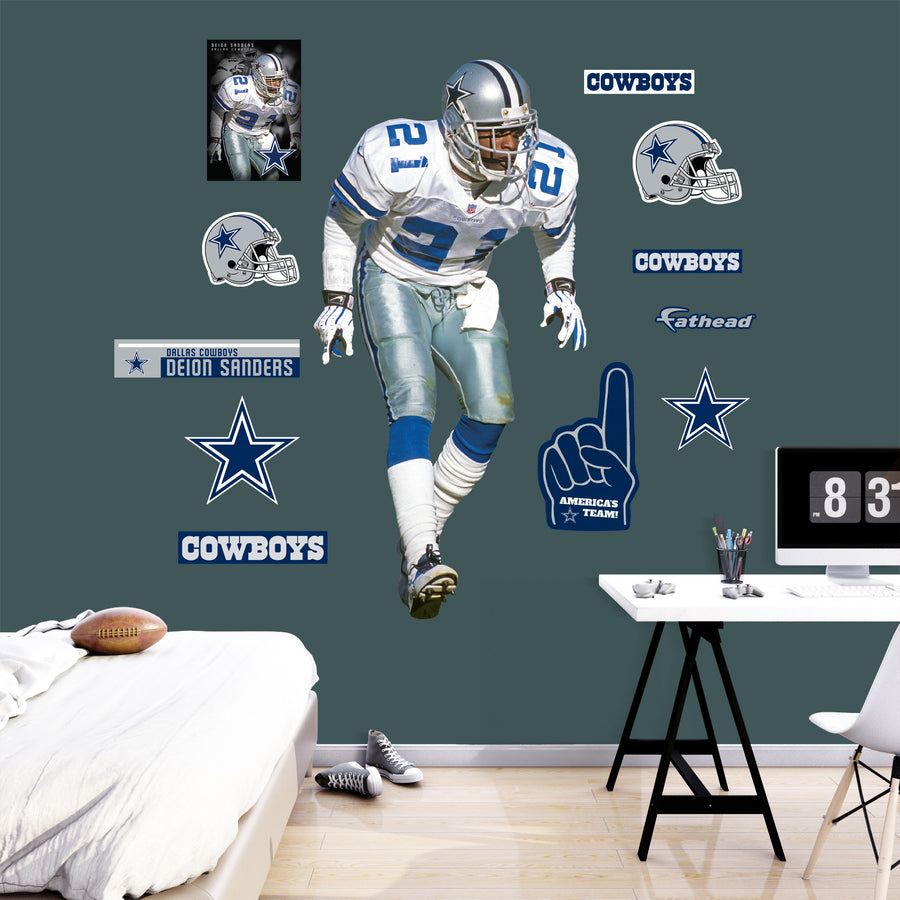 Deion Sanders - RealBig Legend Collection - Official NFL - Reusable Vinyl Wall Decals