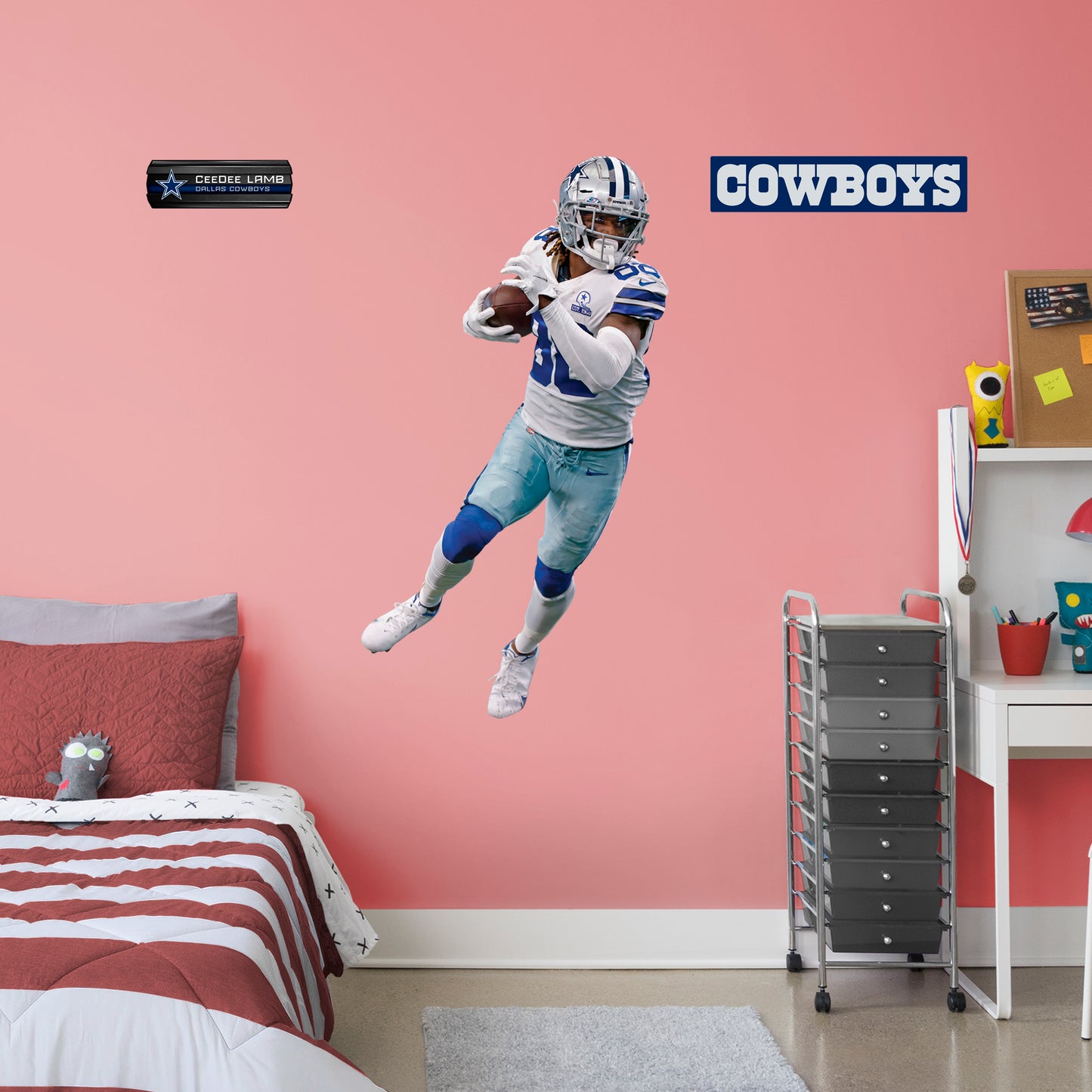 Dallas Cowboys: CeeDee Lamb   - Officially Licensed NFL Removable Wall Decal