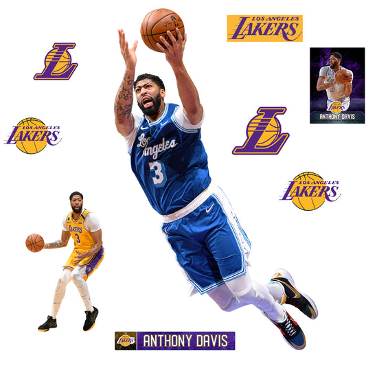 Anthony Davis  Blue Jersey  - Officially Licensed NBA Removable Wall Decal