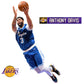 Anthony Davis  Blue Jersey  - Officially Licensed NBA Removable Wall Decal